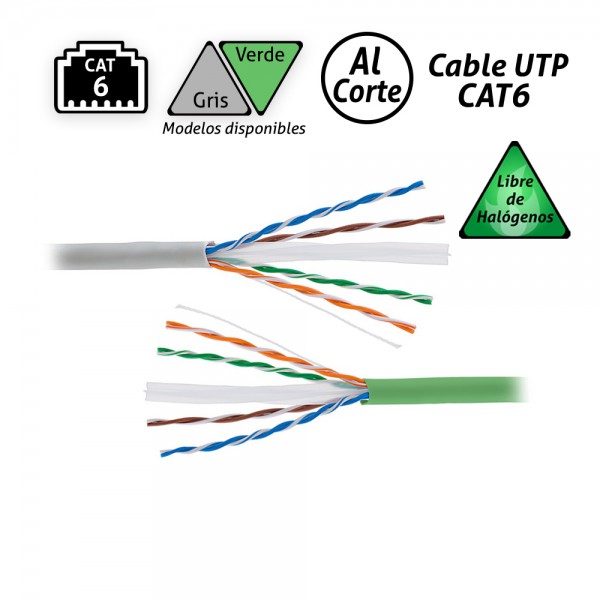 Cable UTP CAT6 Libre Halógenos